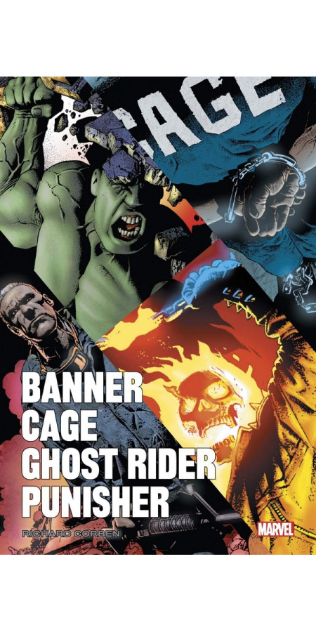 BANNER/CAGE/PUNISHER PAR RICHARD CORBEN (VF)