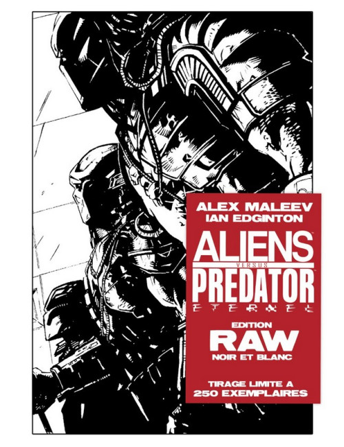 ALIENS vs PREDATOR ETERNAL RAW Edition Noir & Blanc 