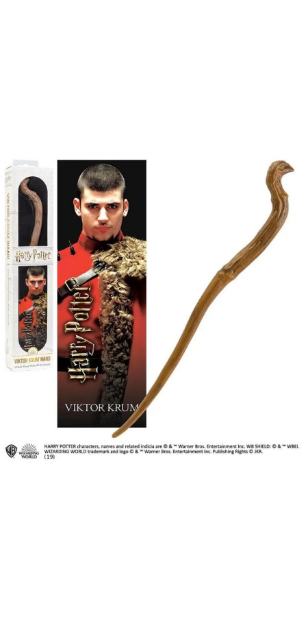 Harry Potter réplique baguette PVC Viktor Krum 30 cm