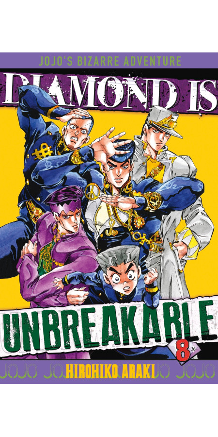 Couverture de Jojo's - Diamond is Unbreakable T08