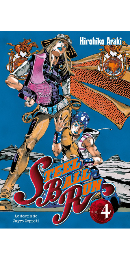 Couverture de Jojo's - Steel Ball Run T04