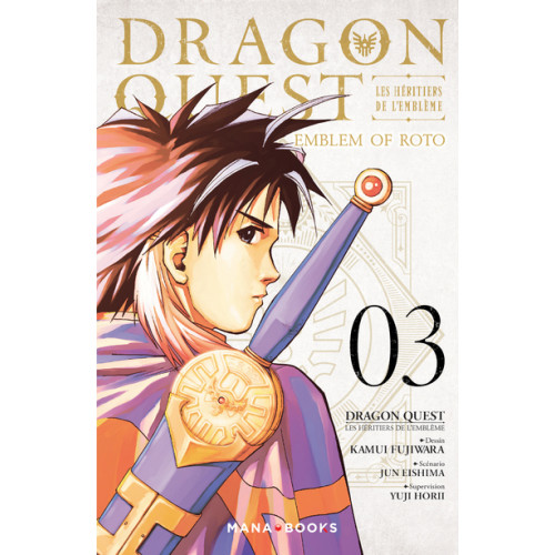 Couverture de Dragon Quest - Les Héritiers de l'emblème T03