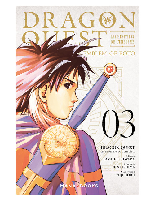 Couverture de Dragon Quest - Les Héritiers de l'emblème T03