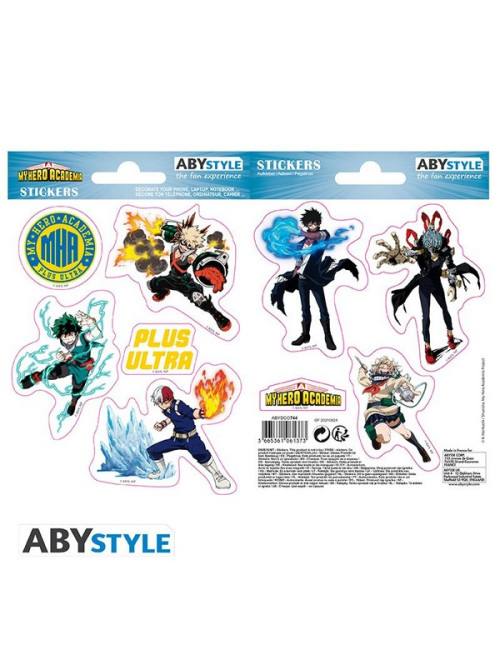 MY HERO ACADEMIA - Stickers - 16x11cm/ 2 planches - Heros Villains