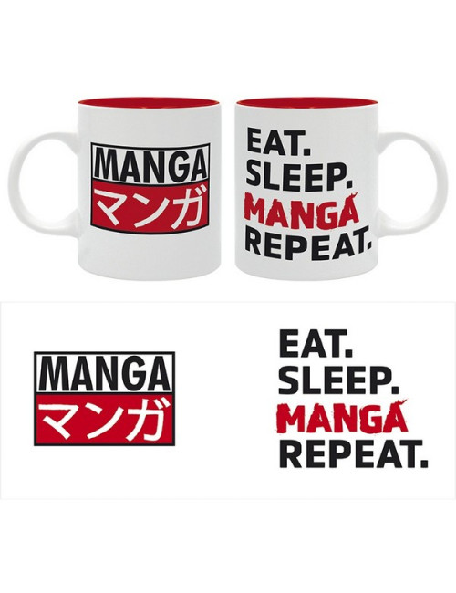 EAT SLEEP MANGA REPEAT - Mug 320 ml - Asian Art