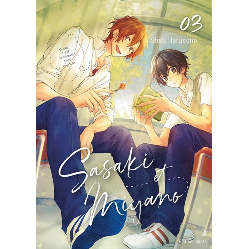 Couverture de Sasaki et Miyano - Tome 3