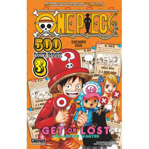 Couverture de One Piece Quiz Book - Tome 03