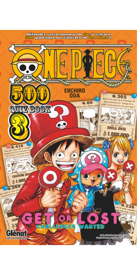 Couverture de One Piece Quiz Book - Tome 03