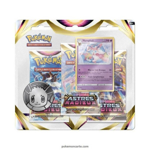 Pokémon EB09 : Stars Étincelantes - Pack 3 boosters Phyllali