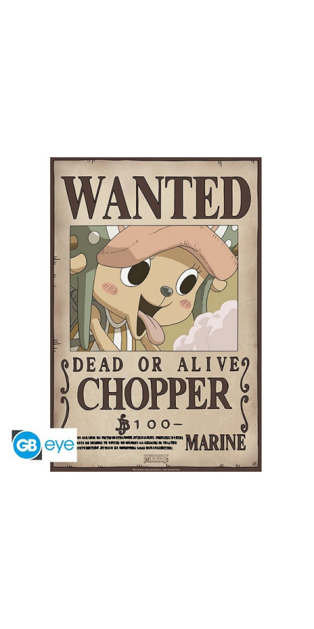 ONE PIECE - Poster Wanted Chopper New