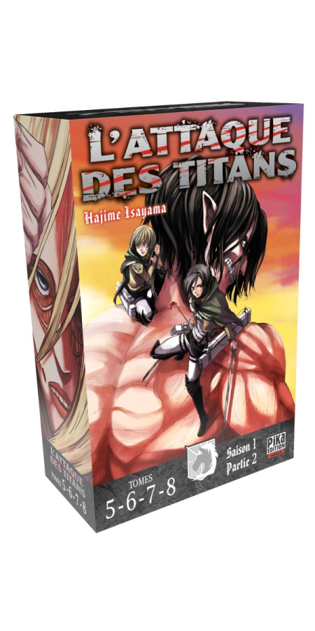 L'attaque des Titans Coffret T05 à T08 (VF)