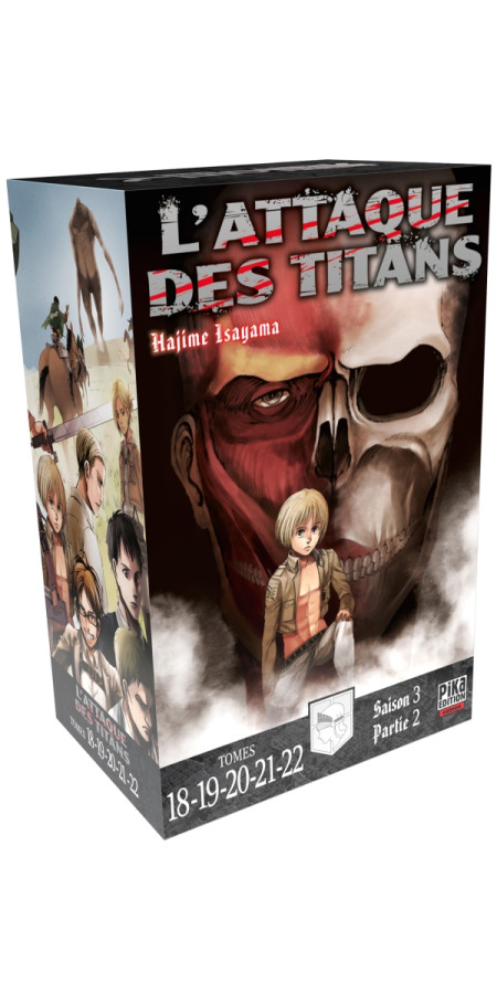 L'attaque des Titans Coffret T18 à T22 (VF)