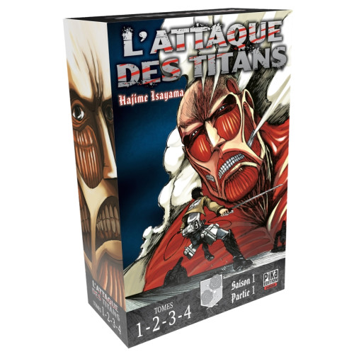 L'attaque des Titans Coffret T01 à T04 (VF)