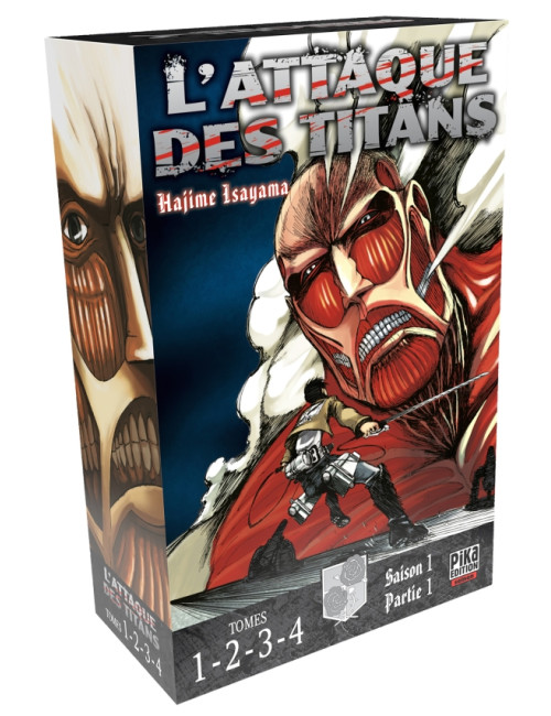 L'attaque des Titans Coffret T01 à T04 (VF)