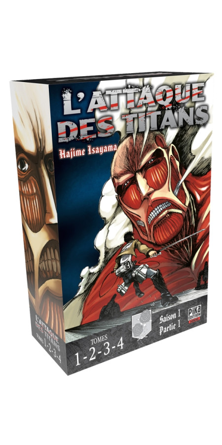 L'attaque des Titans Coffret T01 à T04 (VF)