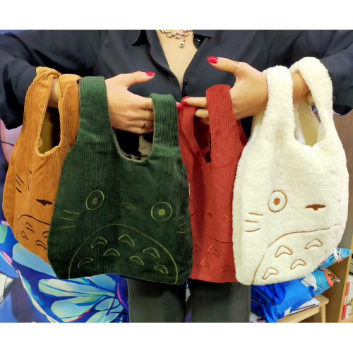 Sacs Totoro velour et mouton