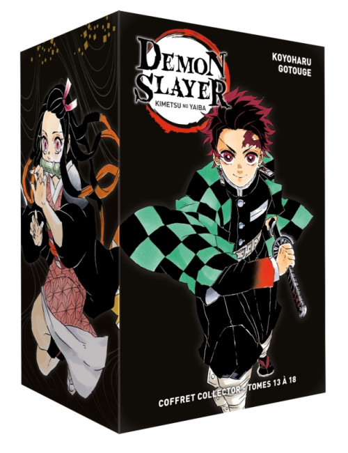 Coffret Demon Slayer T13 à T18 (VF)