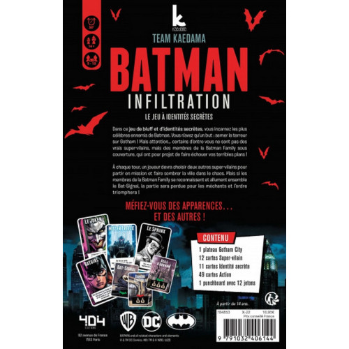 Batman Infiltration - Le jeu à identités secrètes officiel (VF)