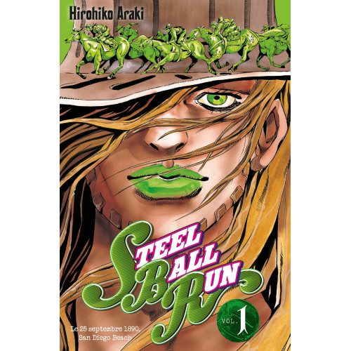 Couverture de Jojo's - Steel Ball Run T01