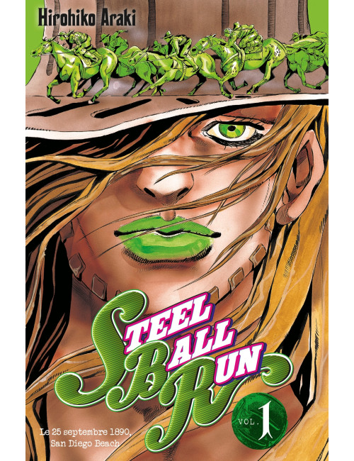 Couverture de Jojo's - Steel Ball Run T01