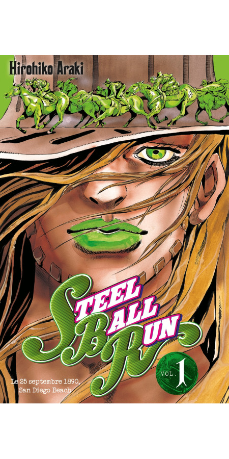 Couverture de Jojo's - Steel Ball Run T01