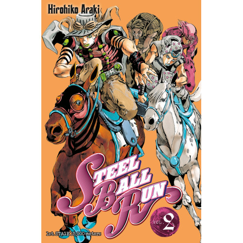 Couverture de Jojo's - Steel Ball Run T02