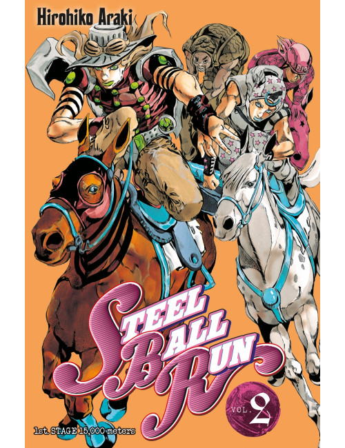 Couverture de Jojo's - Steel Ball Run T02