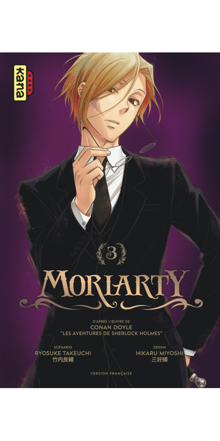 Couverture de Moriarty - Tome 3