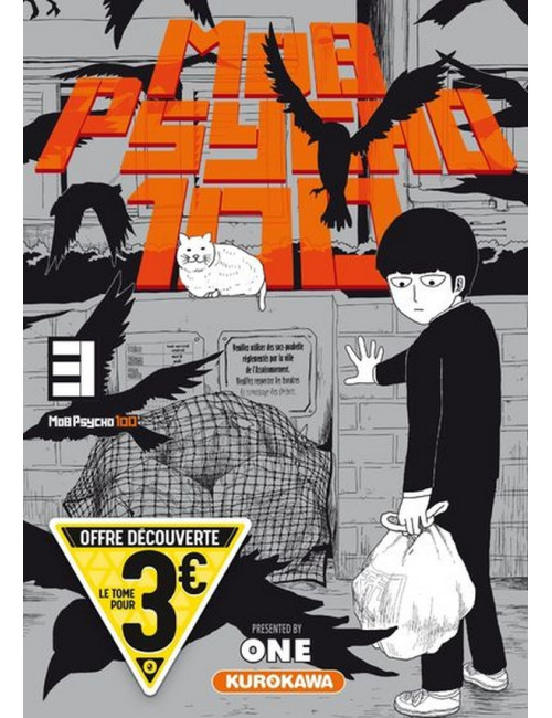 Mob Psycho 100 Tome 3 - OFFRE DÉCOUVERTE (VF)