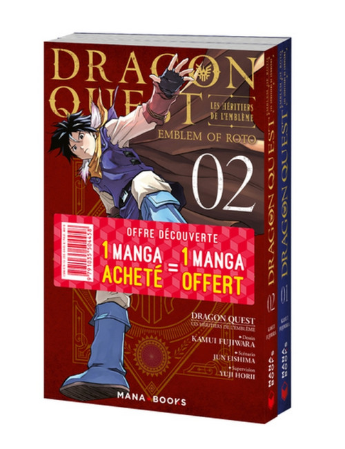 PACK DECOUVERTE DRAGON QUEST - LES HERITIERS DE L'EMBLEME T01 & T02 (VF)