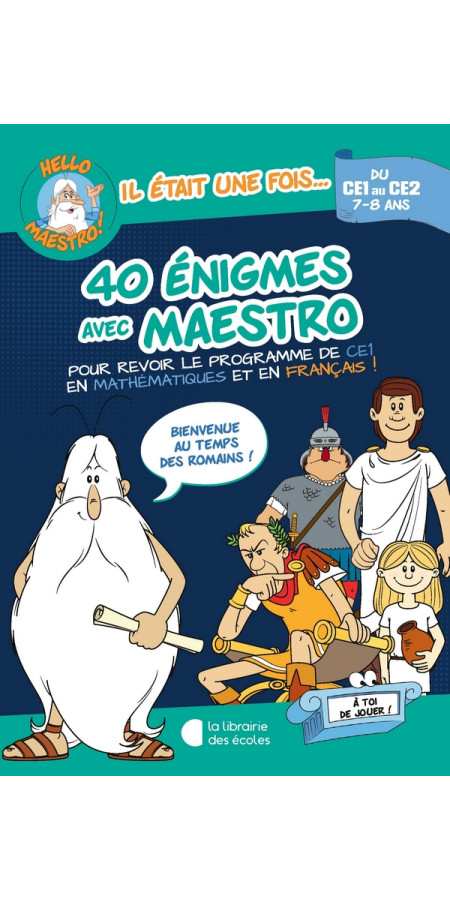 40 énigmes avec Maestro du CE1 au CE2 (VF)