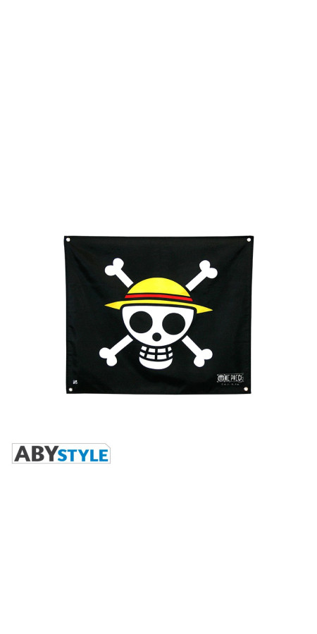 ONE PIECE - Drapeau "Skull - Luffy" (50x60)