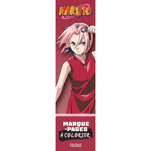 MARQUE-PAGES A COLORIER NARUTO - EDITION SAKURA (VF)