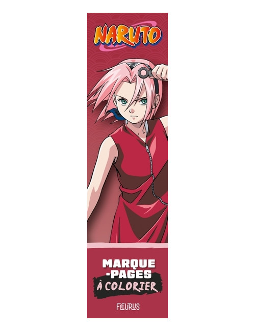 MARQUE-PAGES A COLORIER NARUTO - EDITION SAKURA (VF)