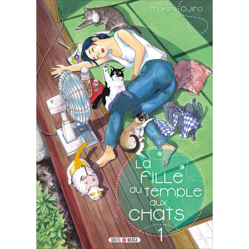 Couverture de La Fille du Temple aux Chats T01