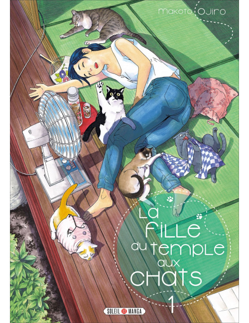 Couverture de La Fille du Temple aux Chats T01