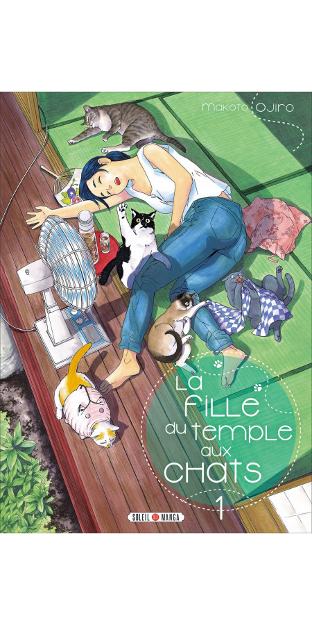 Couverture de La Fille du Temple aux Chats T01