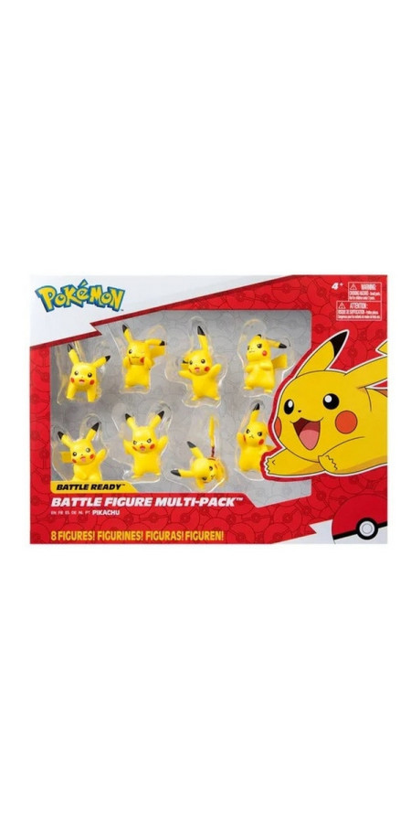 Pokémon - Coffret 8 figurines Pikachu