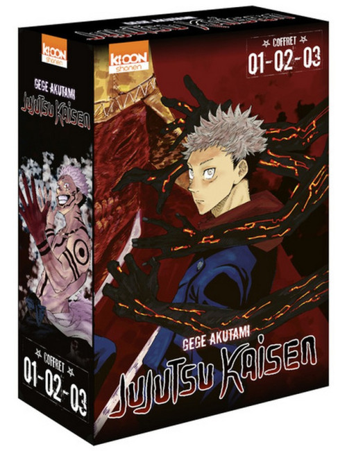 COFFRET JUJUTSU KAISEN VOL. 1 A 3 (VF)