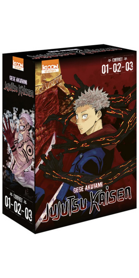 COFFRET JUJUTSU KAISEN VOL. 1 A 3 (VF)