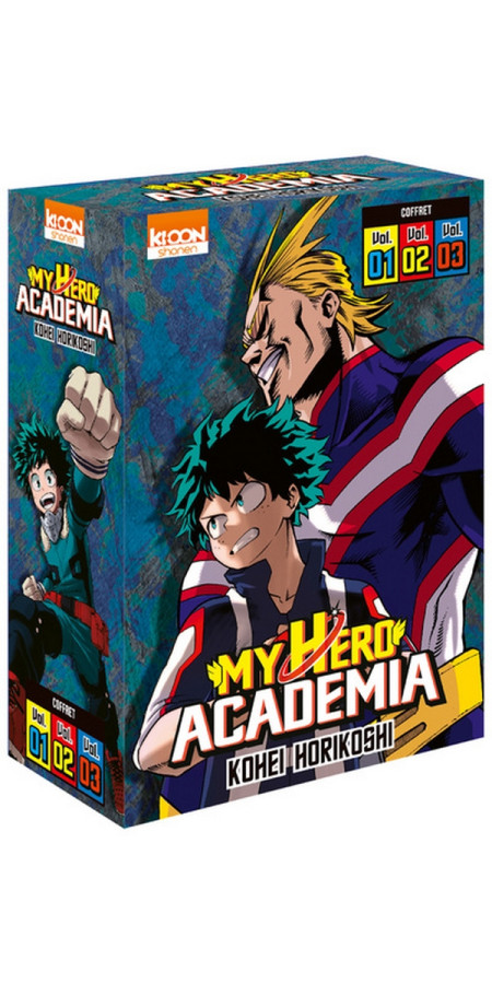 COFFRET MY HERO ACADEMIA VOL. 1 A 3 (VF)