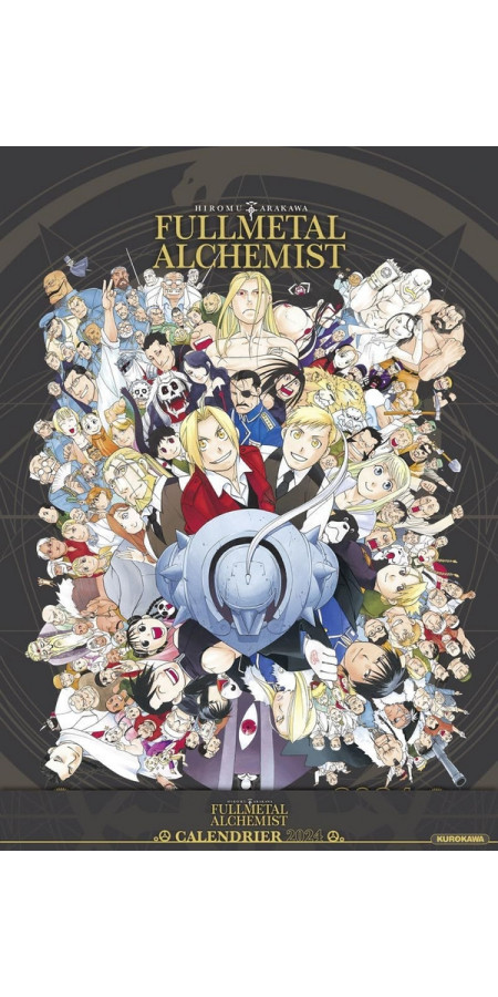 Calendrier Fullmetal Alchemist 2024