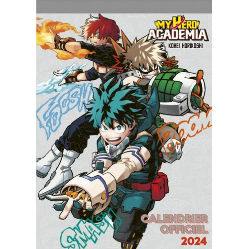 CALENDRIER MY HERO ACADEMIA 2024 (VF)