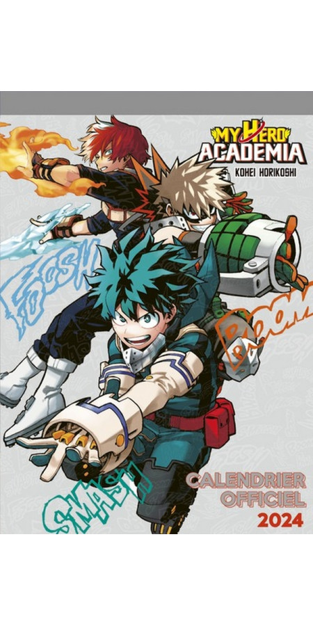 CALENDRIER MY HERO ACADEMIA 2024 (VF)