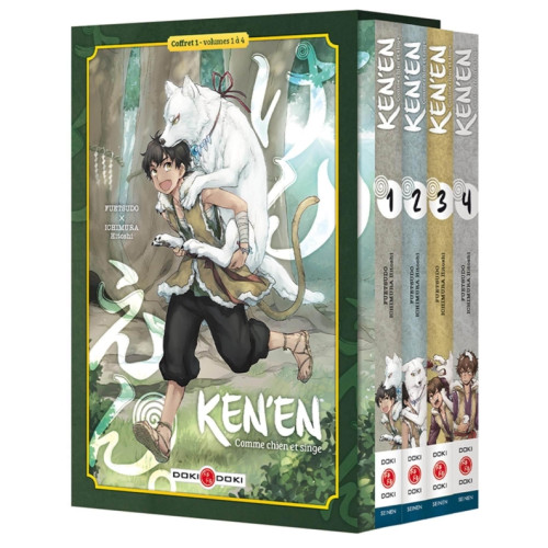 Ken'en - Comme chien et singe - Coffret - vol. 01 à 04 (VF)