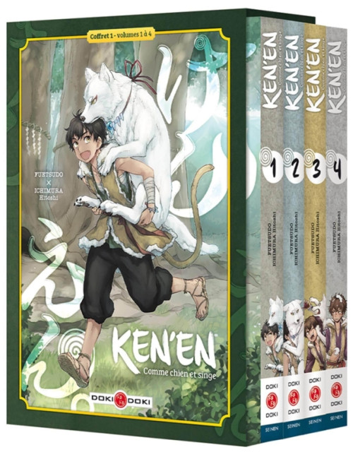 Ken'en - Comme chien et singe - Coffret - vol. 01 à 04 (VF)