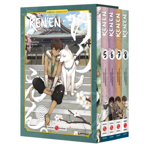 Ken'en - Comme chien et singe - Coffret - vol. 05 à 08 (VF)