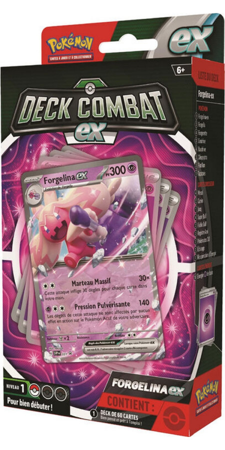 Pokémon Deck de Combat EX - Forgelina-Ex (VF)