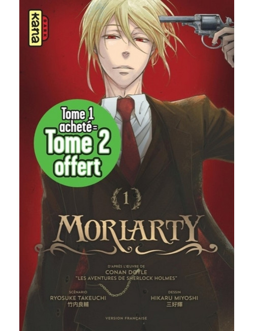 PACK 1+1 MORIARTY (TOMES 1+2) - OP 1+1 KANA 2024 (VF)