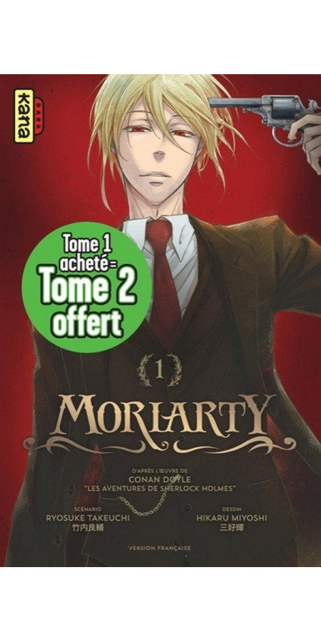 PACK 1+1 MORIARTY (TOMES 1+2) - OP 1+1 KANA 2024 (VF)